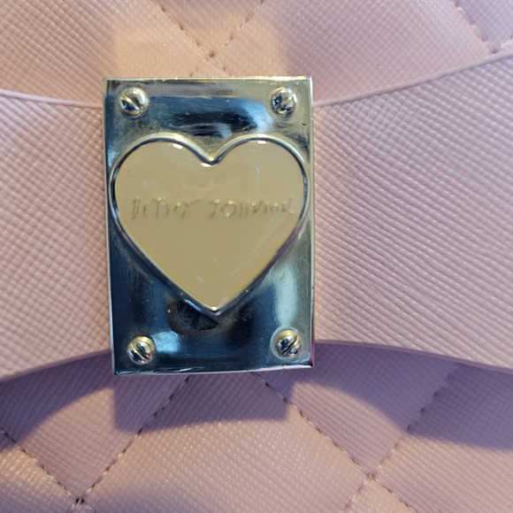 Betsey Johnson Pink Quilted Tote with Bow - Picture 2 of 5